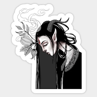 Haunting shadows Sticker